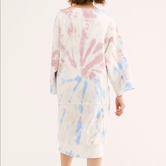 Free People Elsa pullover Sweatshirt dress xs - Picture 2 of 6